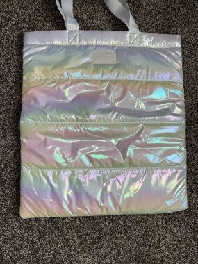 Bath & Body Works Iridescent Pastel Rainbow Tote